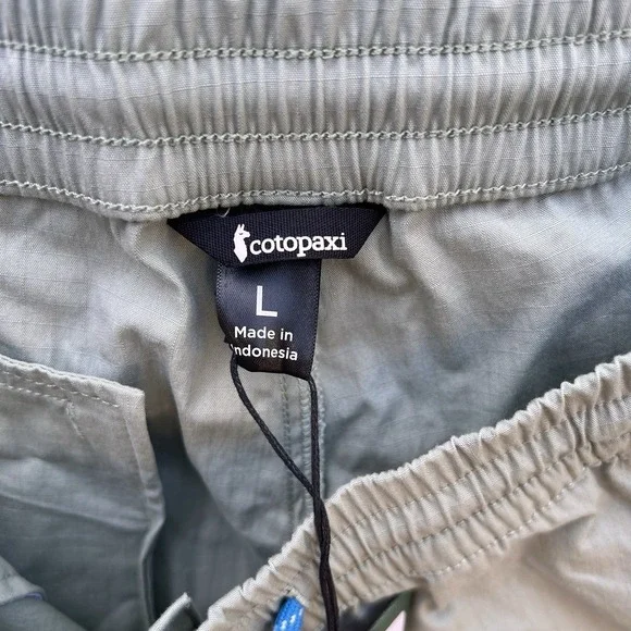 Cotopaxi Salto Women's Rip stop Shorts Silver Leaf Large NWT - Picture 6 of 7